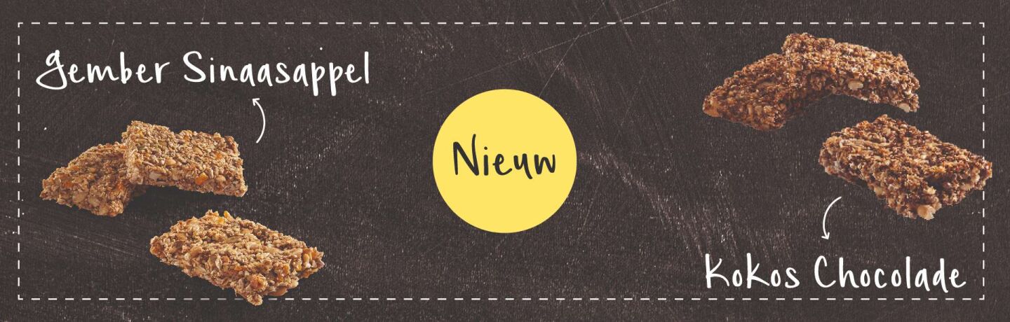 Twee nieuwe smaken van jouw favoriete gezonde snack!