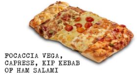 Kaas uienkruier en alle Focaccia's